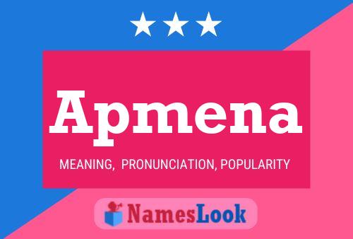 Apmena Name Poster