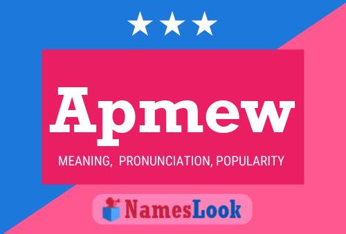 Apmew Name Poster