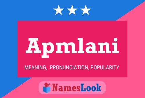 Apmlani Name Poster