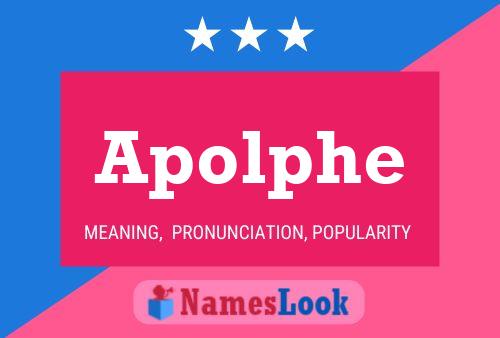 Apolphe Name Poster