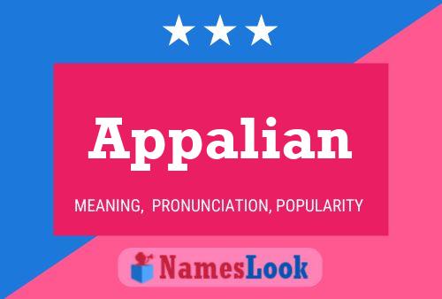 Appalian Name Poster