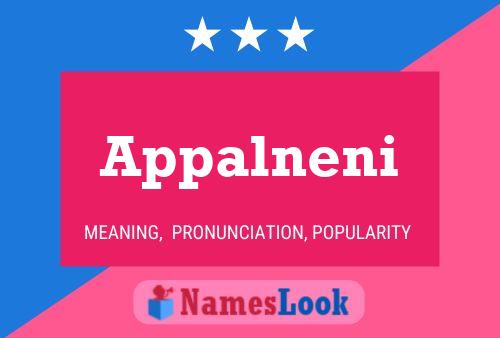 Appalneni Name Poster