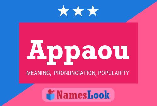 Appaou Name Poster