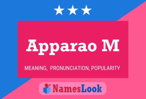 Apparao M Name Poster