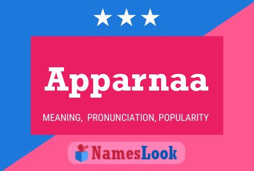 Apparnaa Name Poster