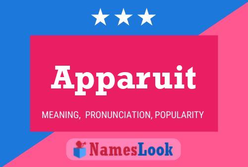 Apparuit Name Poster