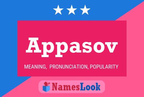 Appasov Name Poster