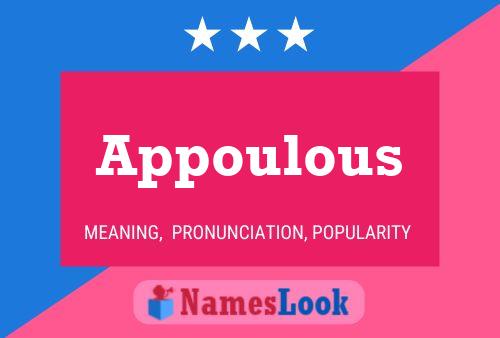 Appoulous Name Poster