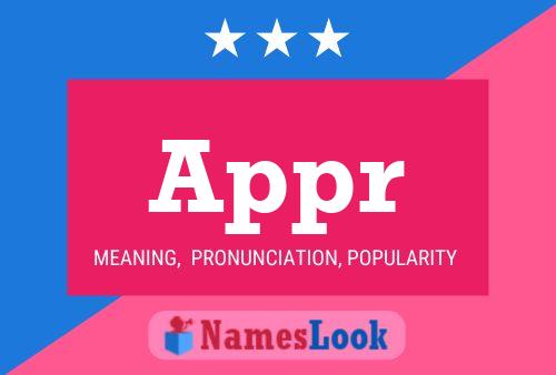 Appr Name Poster