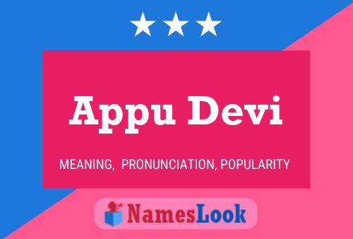 Appu Devi Name Poster