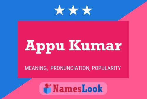 Appu Kumar Name Poster