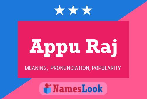 Appu Raj Name Poster