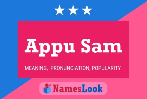 Appu Sam Name Poster