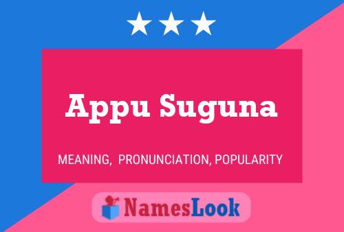 Appu Suguna Name Poster