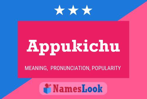 Appukichu Name Poster