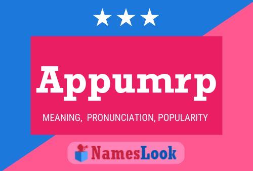 Appumrp Name Poster