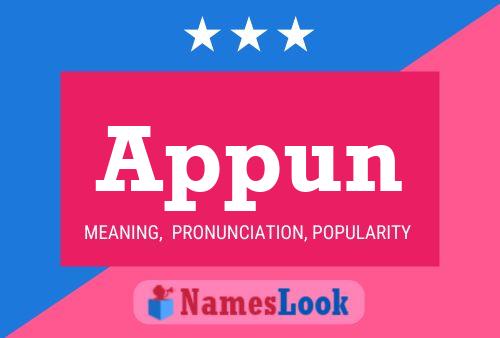 Appun Name Poster