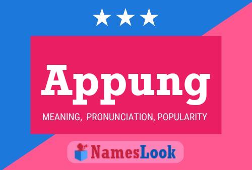 Appung Name Poster