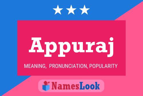 Appuraj Name Poster