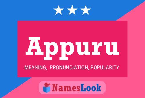 Appuru Name Poster