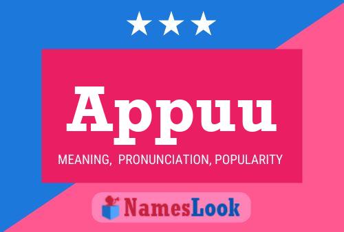 Appuu Name Poster