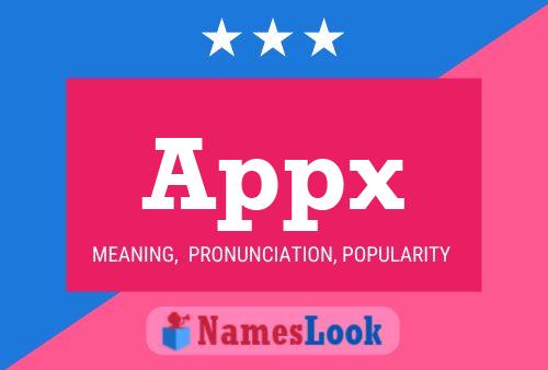 Appx Name Poster