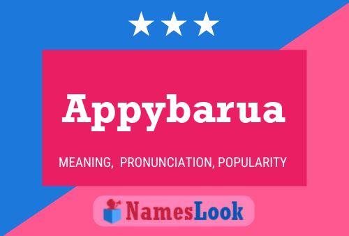 Appybarua Name Poster