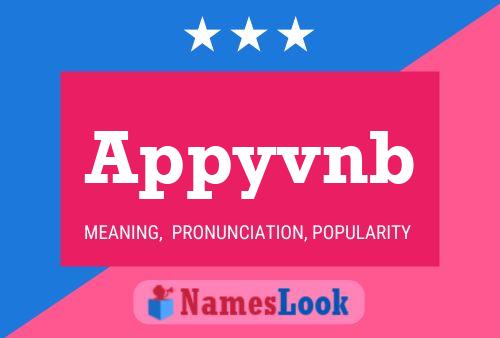 Appyvnb Name Poster