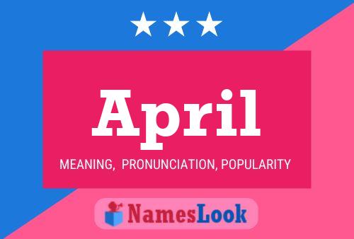 April Name Poster