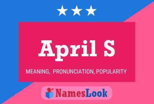 April S Name Poster