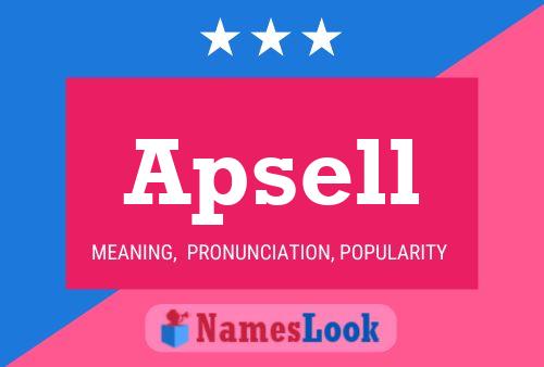 Apsell Name Poster