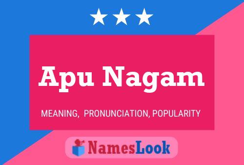 Apu Nagam Name Poster