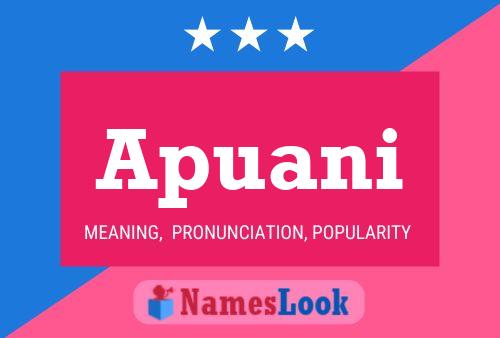 Apuani Name Poster