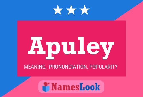 Apuley Name Poster