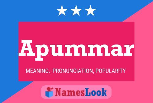 Apummar Name Poster