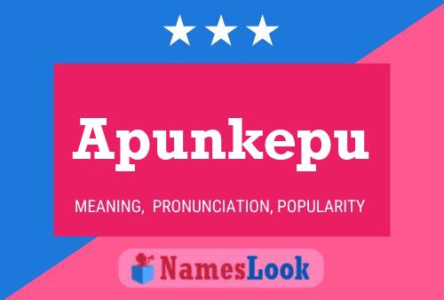 Apunkepu Name Poster