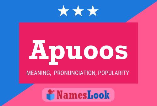 Apuoos Name Poster