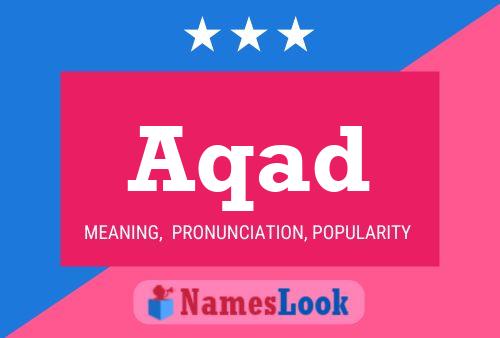 Aqad Name Poster