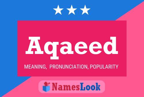 Aqaeed Name Poster