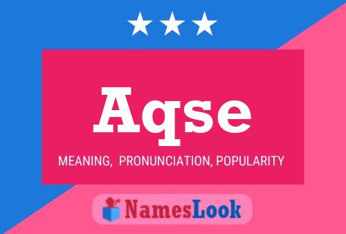 Aqse Name Poster