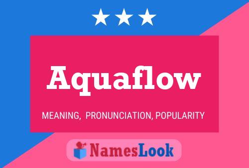 Aquaflow Name Poster