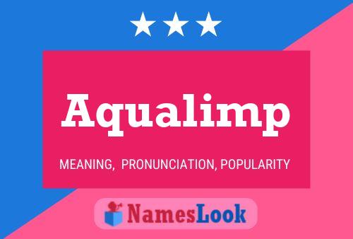 Aqualimp Name Poster