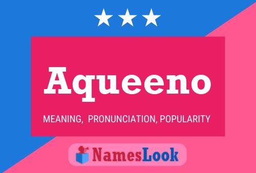 Aqueeno Name Poster