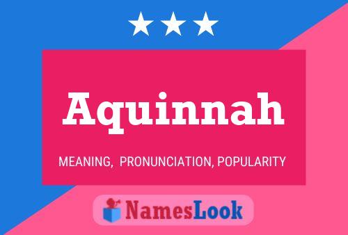 Aquinnah Name Poster