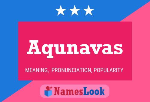 Aqunavas Name Poster