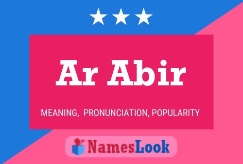 Ar Abir Name Poster