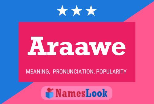 Araawe Name Poster