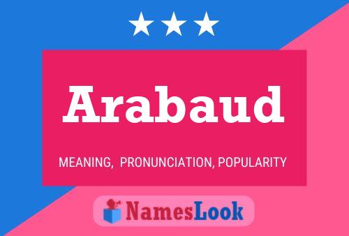 Arabaud Name Poster