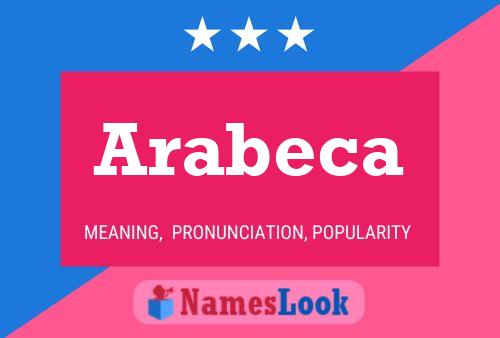 Arabeca Name Poster