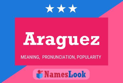 Araguez Name Poster